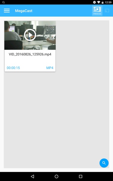 MegaCast - Chromecast Player - Preview 1