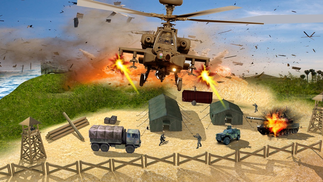 Gunship Air Helicopter War 3D - Preview 3