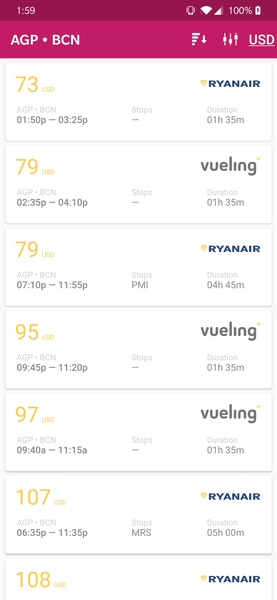 Last Minute Flights - Preview 1