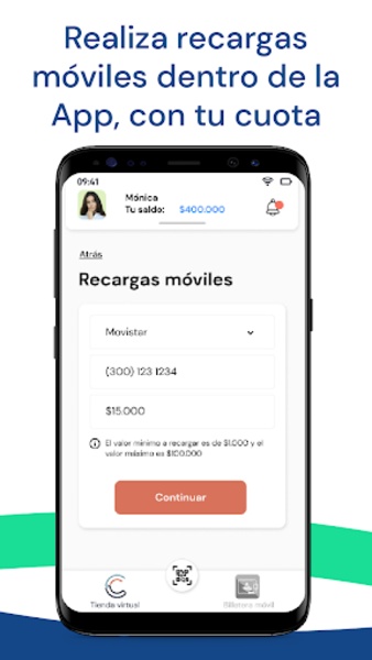 Billetera comfenalco sale