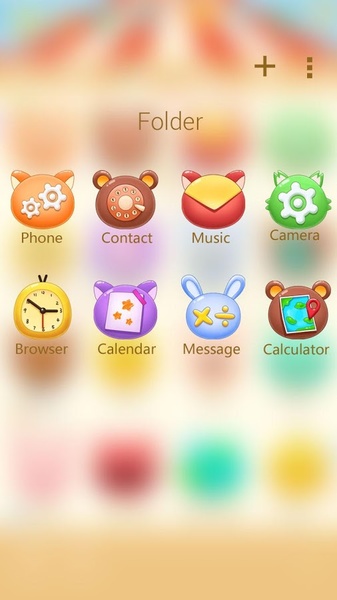 Happytime GOLauncher EX Theme - Preview 1