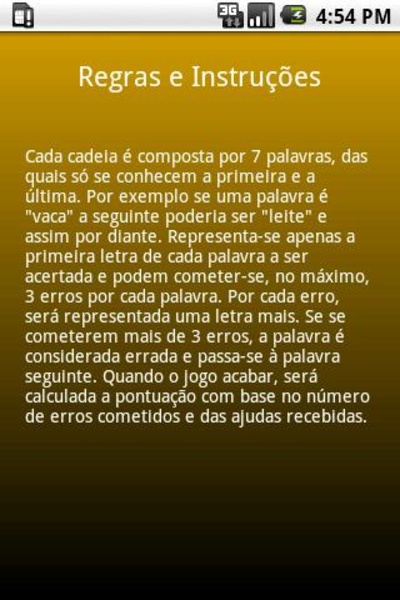 Palavras em Cadeias - Preview 1