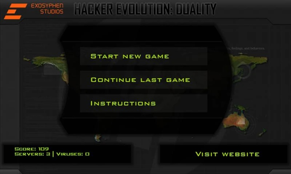 Hacker Evolution Mobile - Preview 1