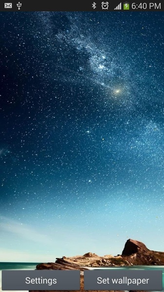 Star flying live wallpaper - Preview 2