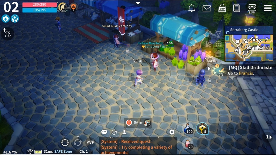 Moonlight Sculptor gameplay screenshot 2