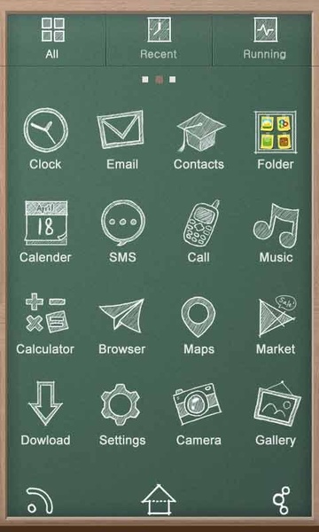 My 17th GOLauncher EX Theme - Preview 2