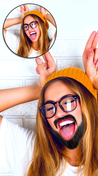 Man Mustache Beard - Preview 1