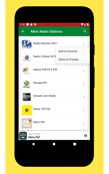 Radio Kenya Free: All Radio Stations Online FM + Live music App - Preview 6