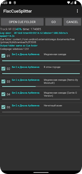 FlacCueSplitter - Preview 3