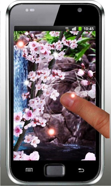 Sakura Waterfall live wallpaper - Preview 1