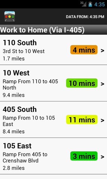 Sigalert - Traffic Reports - Preview 2