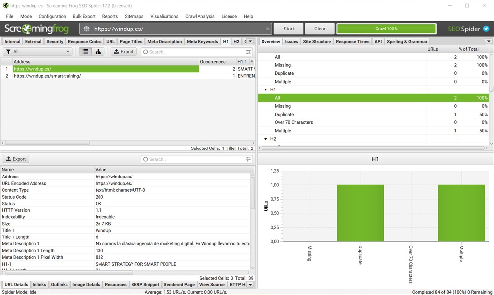 Screaming Frog for Windows - Download it from Uptodown for free