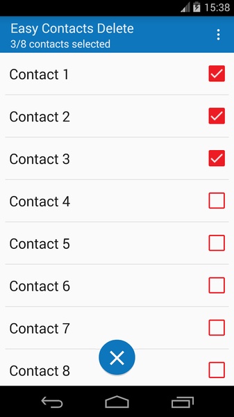 Easy Contacts Delete - Preview 2