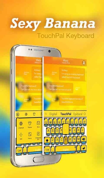 Sexy Banana TouchPal Theme - Preview 3