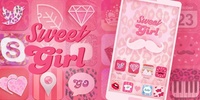 Sweet Girl GO桌面主题 screenshot 1