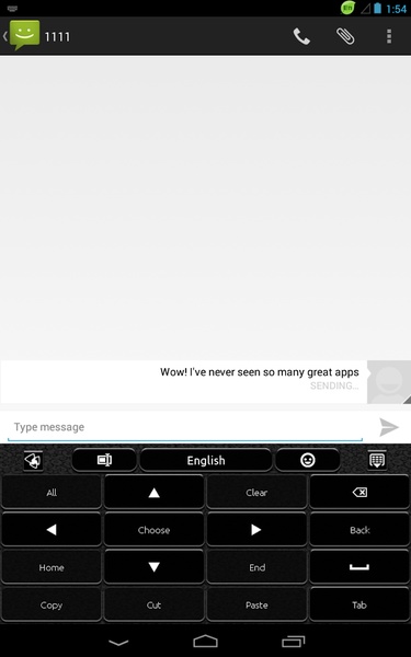 GO Keyboard Qwerty Theme - Preview 3
