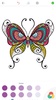 Adult Butterfly Coloring Pages screenshot 3