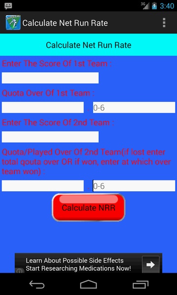 Calculate Net Run Rate - Preview 3