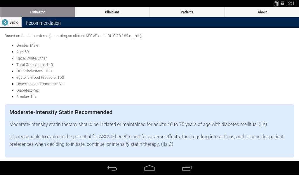 ASCVD Risk Estimator - Preview 6
