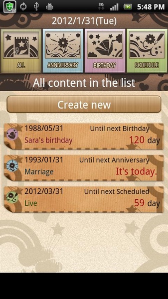 Anniversary of the day - Preview 3