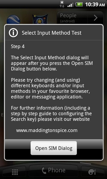 Select Input Method Test - Preview 2