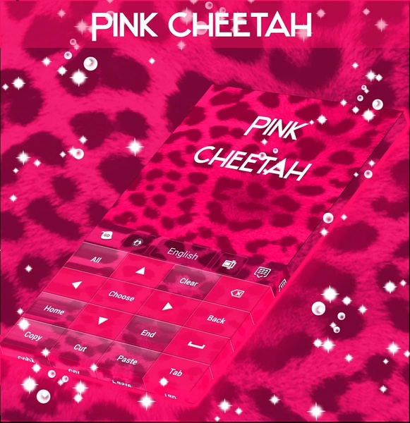 Pink Cheetah GO Keyboard - Preview 1