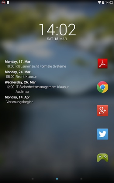 Simple Calendar Widget - Preview 1