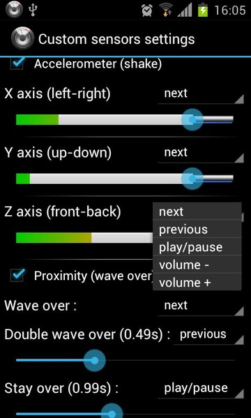 Sensor music player - Preview 1