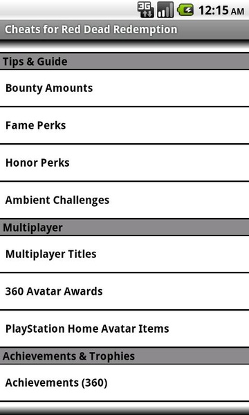 Cheats for Red Dead Redemption - Preview 1