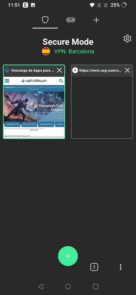 AVG Browser - Preview 7