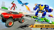 Police Dragon Robot Car Game screenshot 13