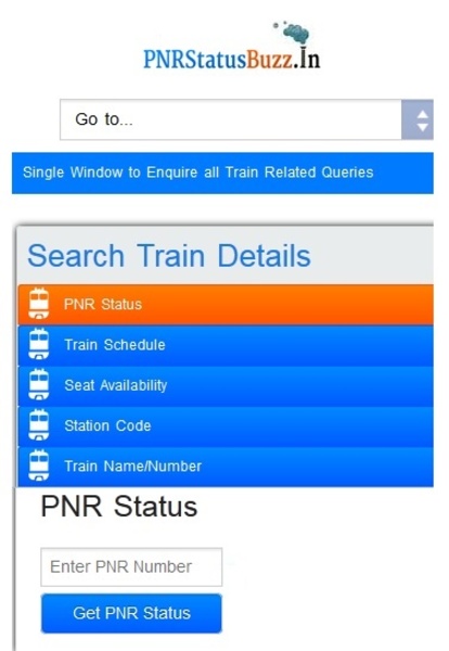 PNR Status Buzz - Preview 5