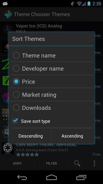 Theme Chooser Themes - Preview 5