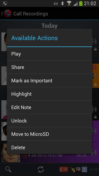 Galaxy Call Recorder - Preview 6