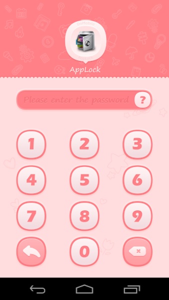 AppLock Theme Pink - Preview 2
