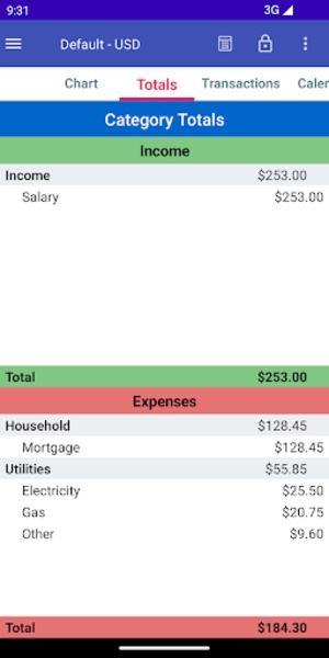 MoBill Budget - Preview 21
