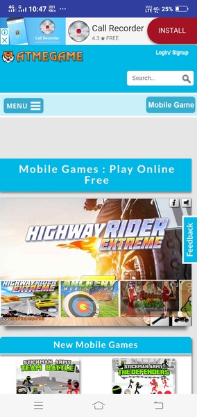 Online news app - Preview 1