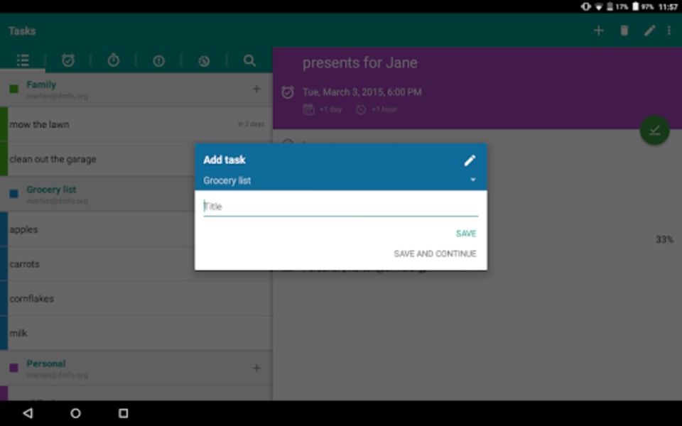 OpenTasks - Preview 5