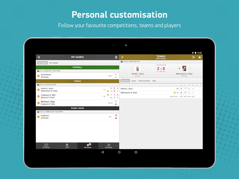 FlashScore.com.au - Preview 3
