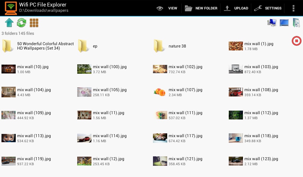 Wifi PC File Explorer - Preview 8
