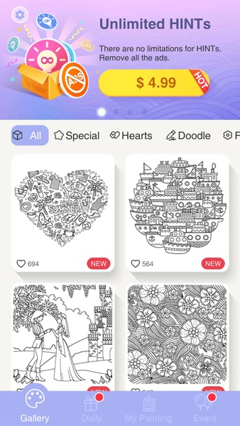 Tap Color Color by Number - Preview 1
