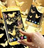 Gold butterfly live wallpaper screenshot 6