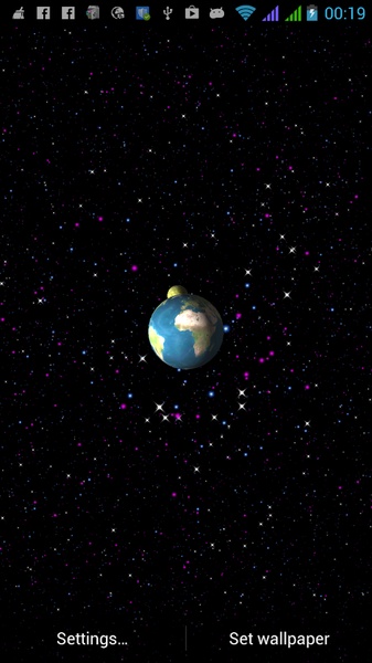 Earth Universe 3D Live Wallpaper Free - Preview 3
