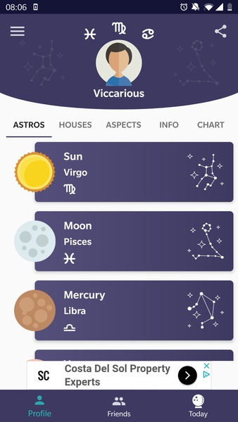 Horos Natal Chart - Preview 1