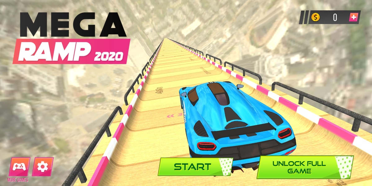 Mega Ramp 2020 - New Car Racing Stunts Games - Preview 1