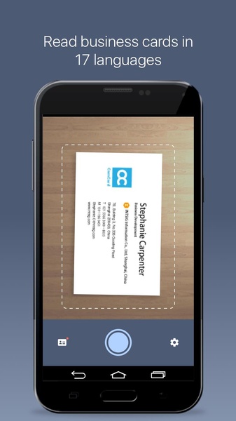 CamCard for Salesforce - Preview 1