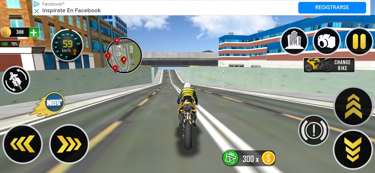 Play Sports bike simulator Drift 3D