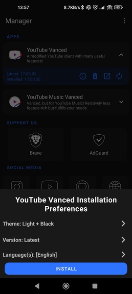 Vanced Manager - Preview 3