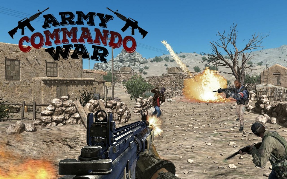 Commando War Army Game Offline android iOS apk download for free