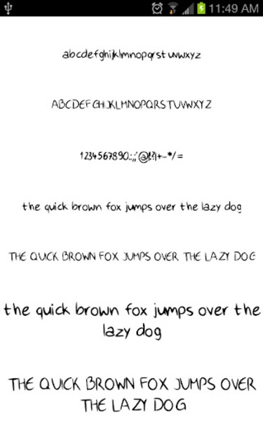 Written Fonts - Preview 1
